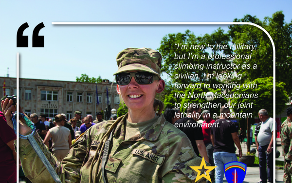 Vermont Soldier brings mountain expertise to NATO training in North Macedonia
