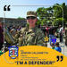 I'm a Defender: Vermont National Guard soldier poses for a photo at Immediate Response 2025 in North Macedonia