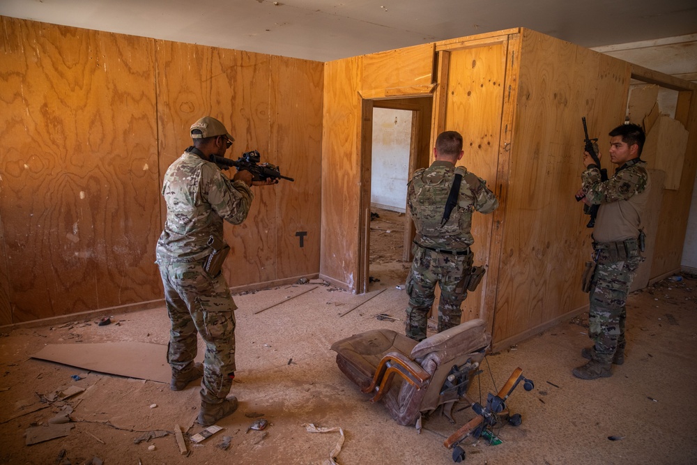 Coalition Members Conduct Joint Weapons Training Exercise at Al Asad Air Base