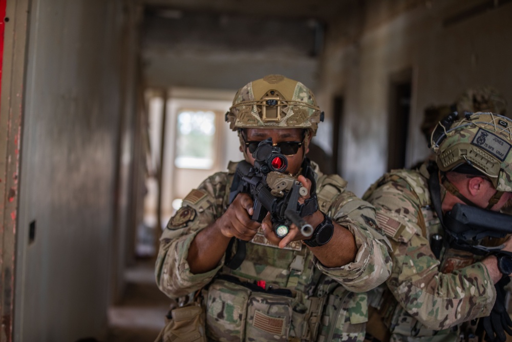 Coalition Members Conduct Joint Weapons Training Exercise at Al Asad Air Base