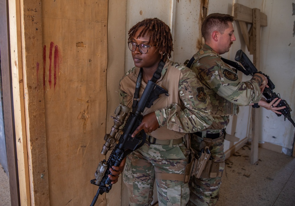 Coalition Members Conduct Joint Weapons Training Exercise at Al Asad Air Base