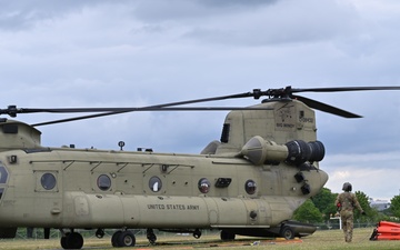 12CAB Supports USAG Bavaria Aerial Fire Fighting Training
