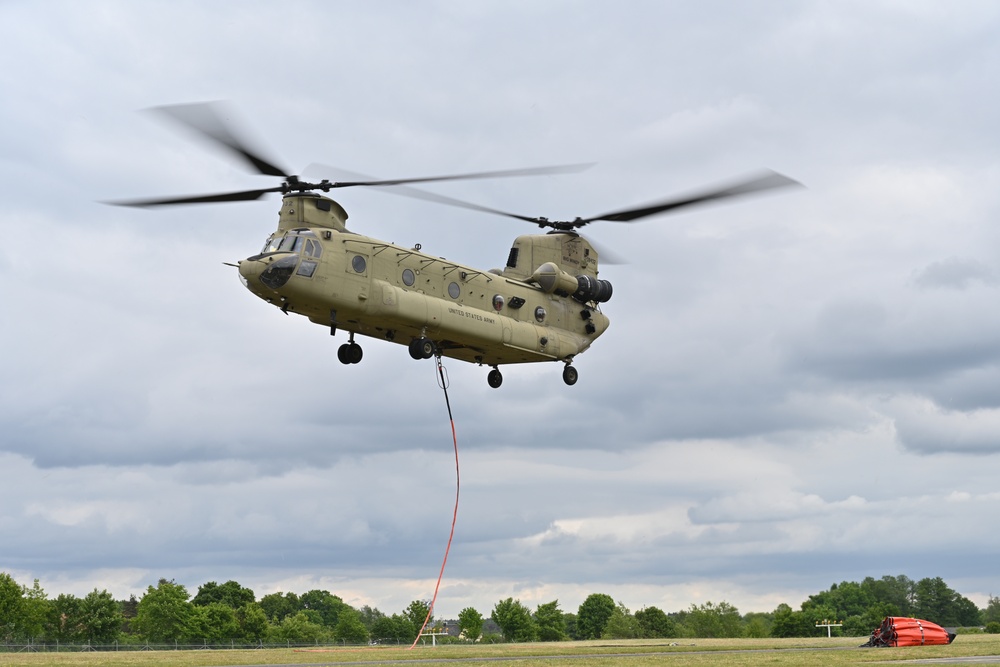 12CAB Supports USAG Bavaria Aerial Fire Fighting Training