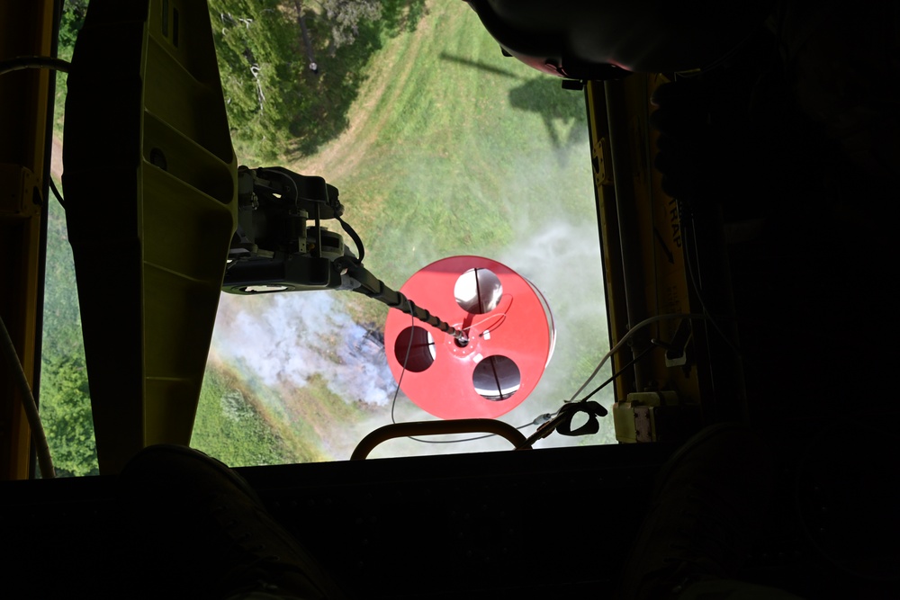 12CAB Supports USAG Bavaria Aerial Fire Fighting Training
