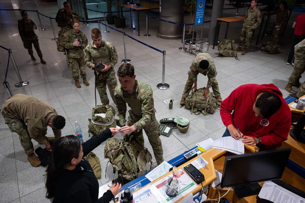86 AW hosts Norwegian Foot March at Ramstein AB