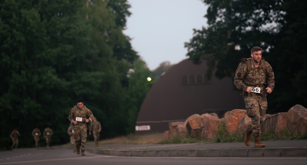 86 AW hosts Norwegian Foot March at Ramstein AB