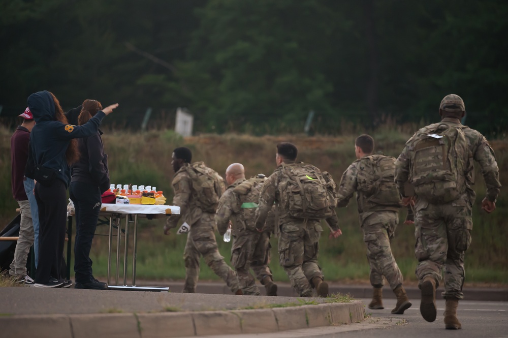 86 AW hosts Norwegian Foot March at Ramstein AB