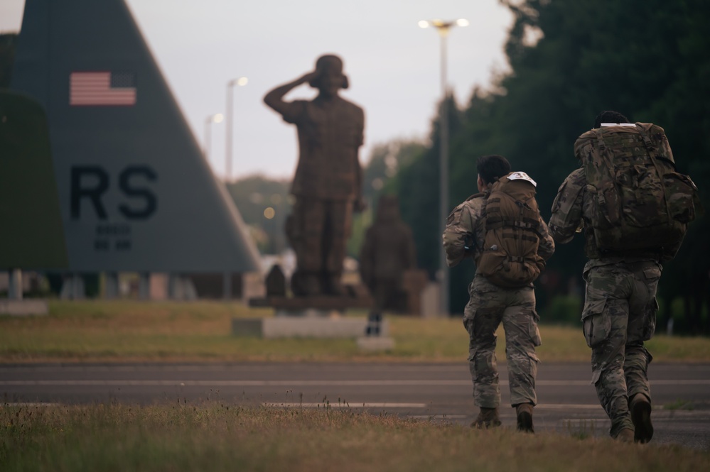 86 AW hosts Norwegian Foot March at Ramstein AB