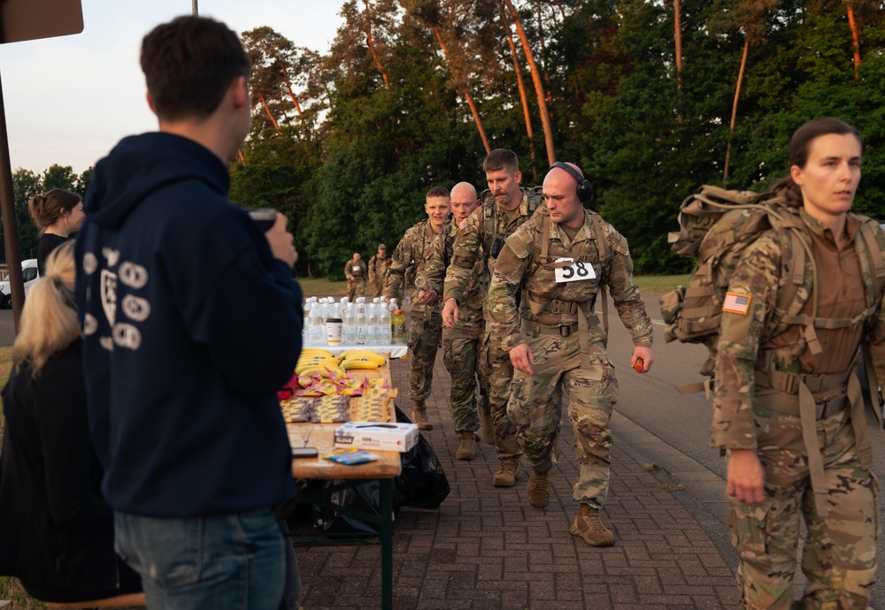 86 AW hosts Norwegian Foot March at Ramstein AB