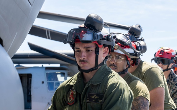 USS America (LHA 6) Conducts Aircraft Missile Upload