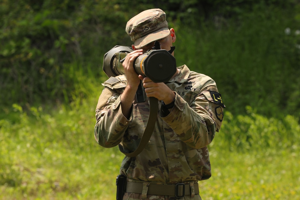 2025 Eighth Army Best Squad Competition Weapons Lane
