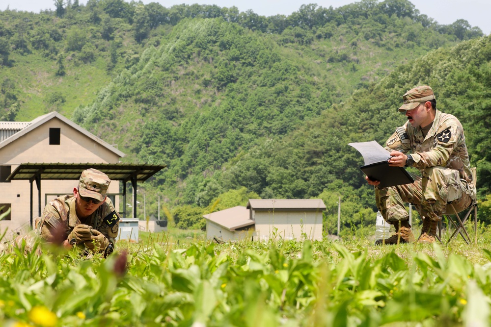 2025 Eighth Army Best Squad Competition Weapons Lane