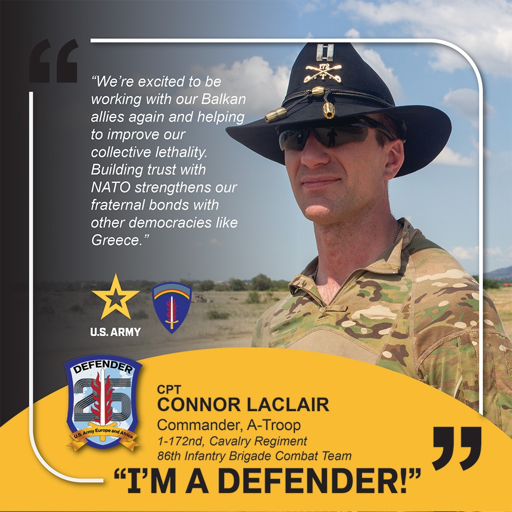 1-172nd Cavalry Regiment &quot;I'M A DEFENDER&quot; - Cpt. Connor LaClair