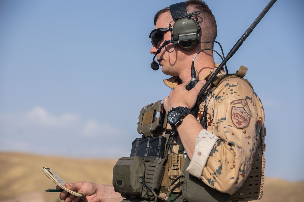 Estonian Defence Forces Conduct Close Air Support Live Fire Exercise