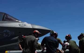 31st MEU | F-35B Ordinance Load, Flight Operations