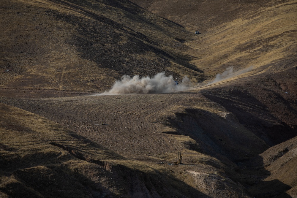 Estonian Defence Forces Conduct Close Air Support Live Fire Exercise