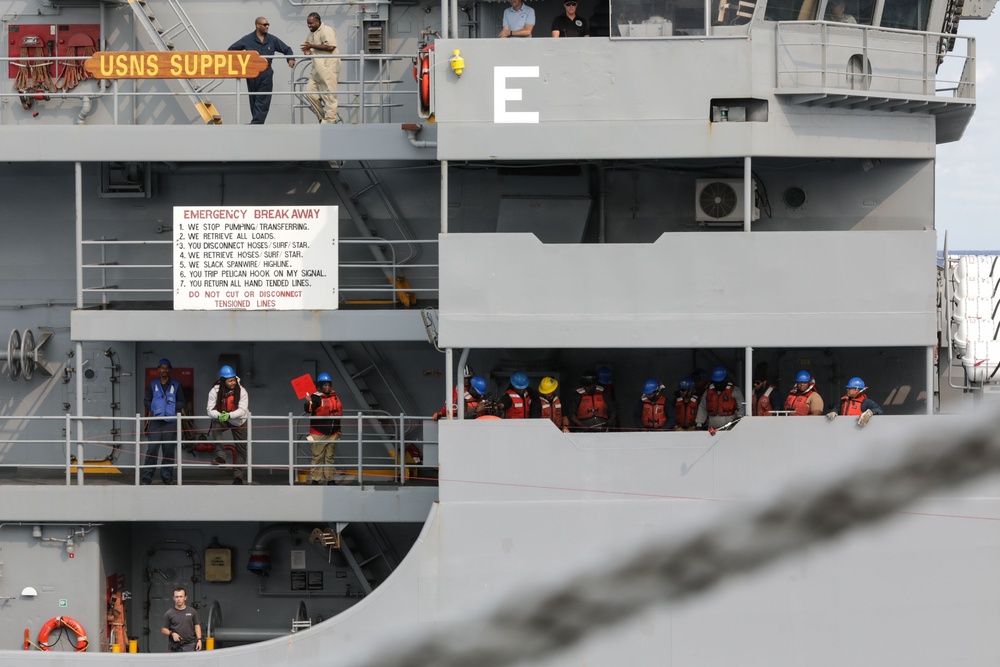 USNS Comfort Underway Replenishment