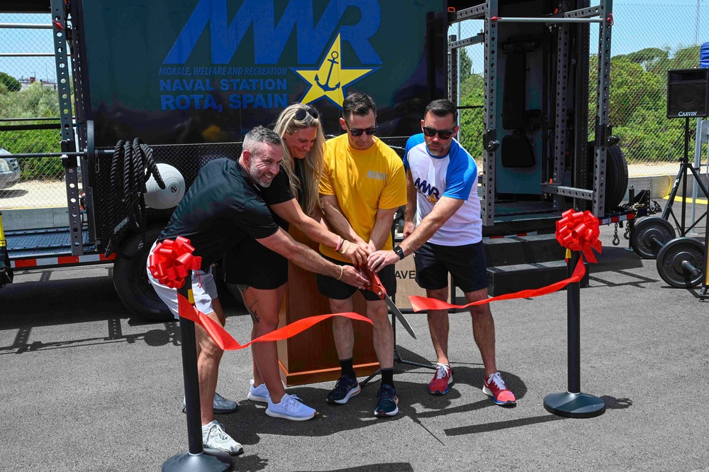 NAVSTA Rota The Waterfront Fitness Zone opening