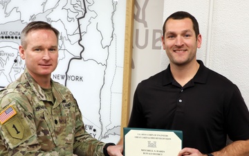 Buffalo District Engineer Recognized as Hard Hat of the Year for Great Lakes and Ohio River Division