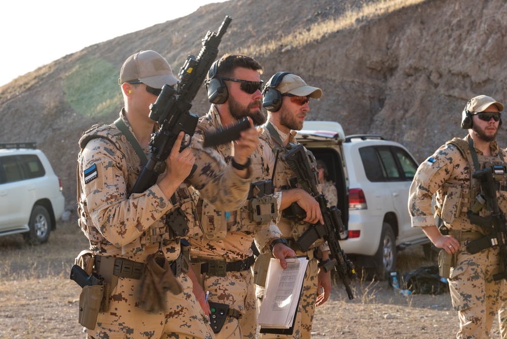Estonian Defence Forces Conduct Range Operations