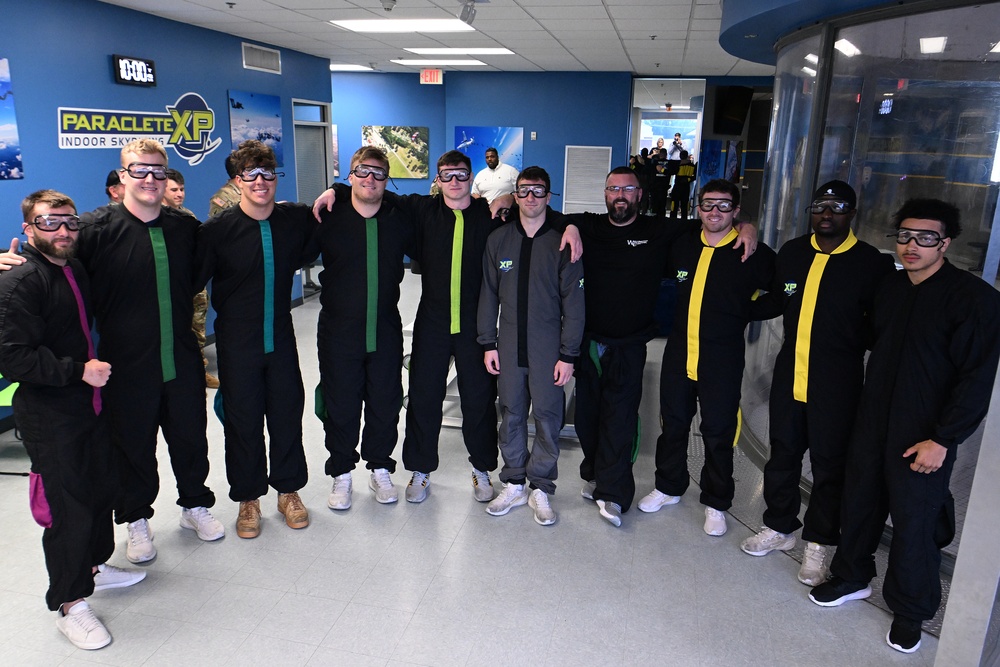 University of Michigan Football Players Visit The U.S. Army JFK Special Warfare Center and School