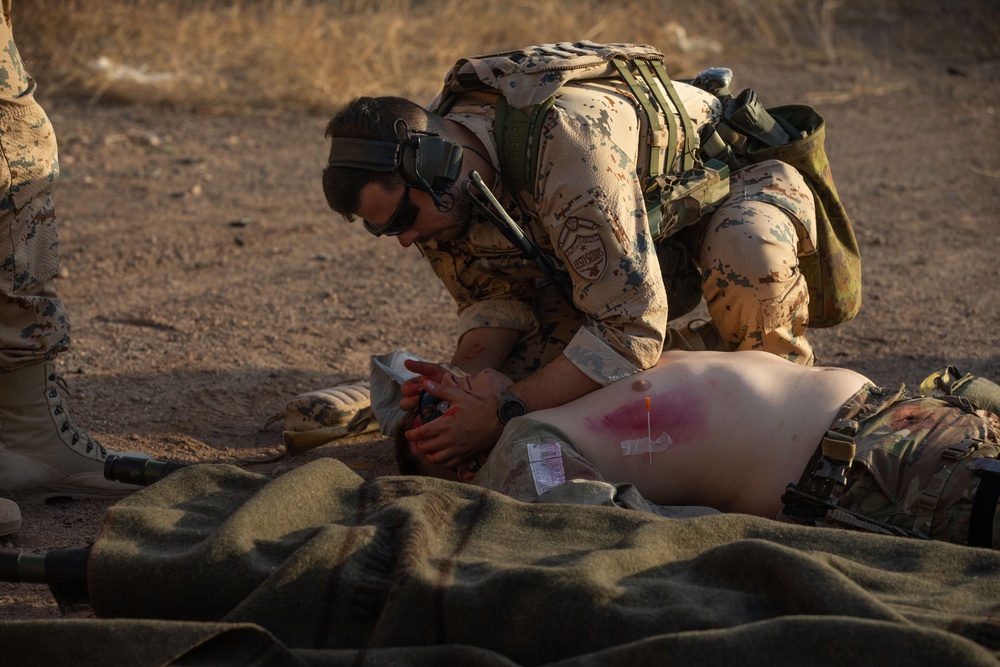 Estonian Defence Forces Conduct Medical Exercises