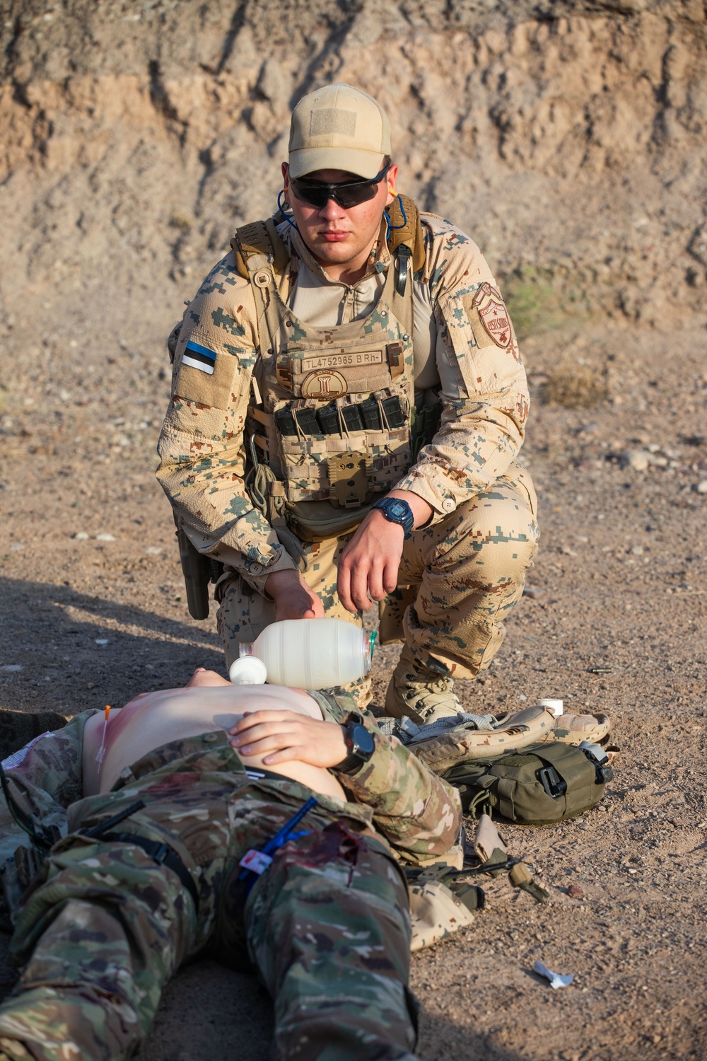 Estonian Defence Forces Conduct Medical Exercises