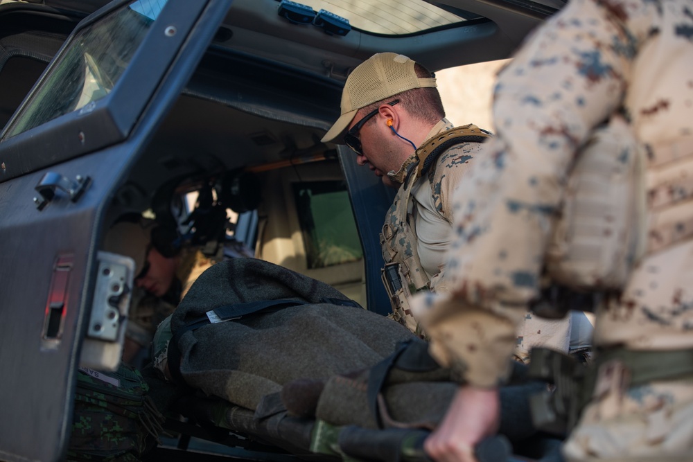 Estonian Defence Forces Conduct Medical Exercises
