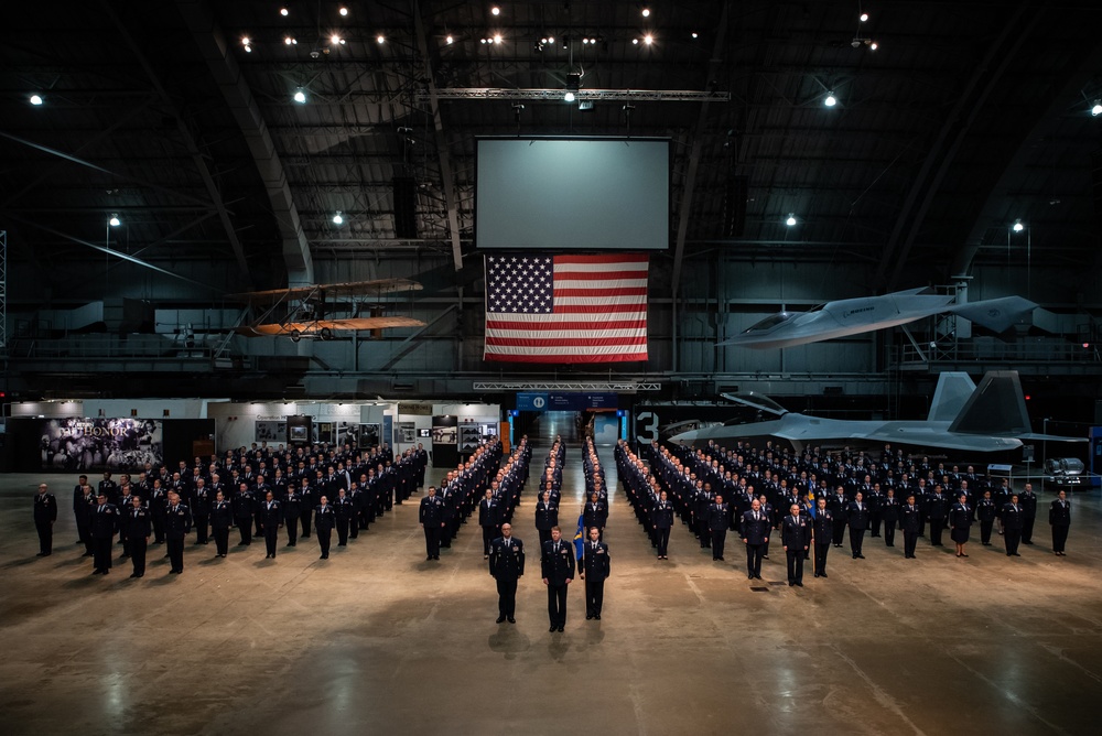 AFRL’s 711th Human Performance Wing conducts dress blues inspection