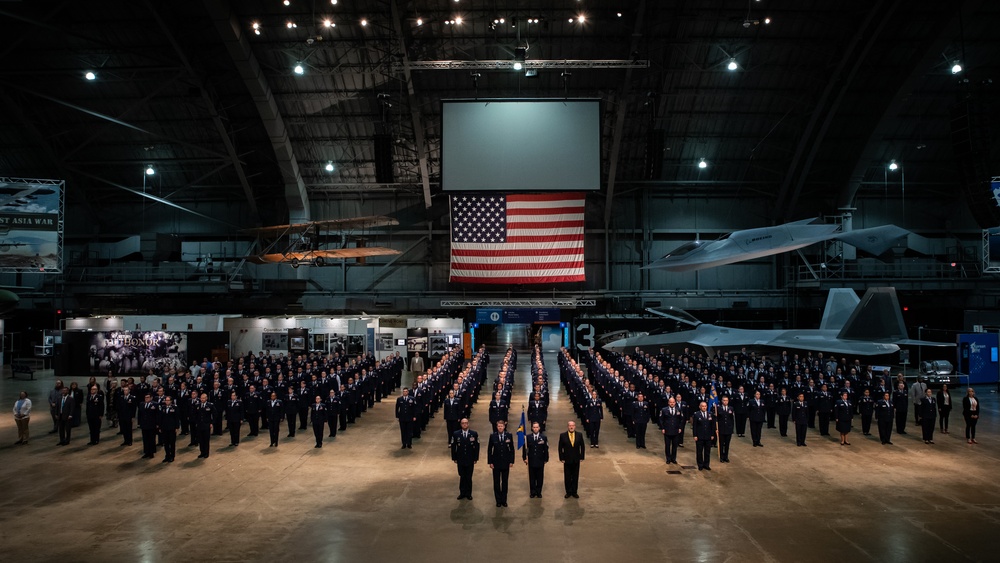AFRL’s 711th Human Performance Wing conducts dress blues inspection
