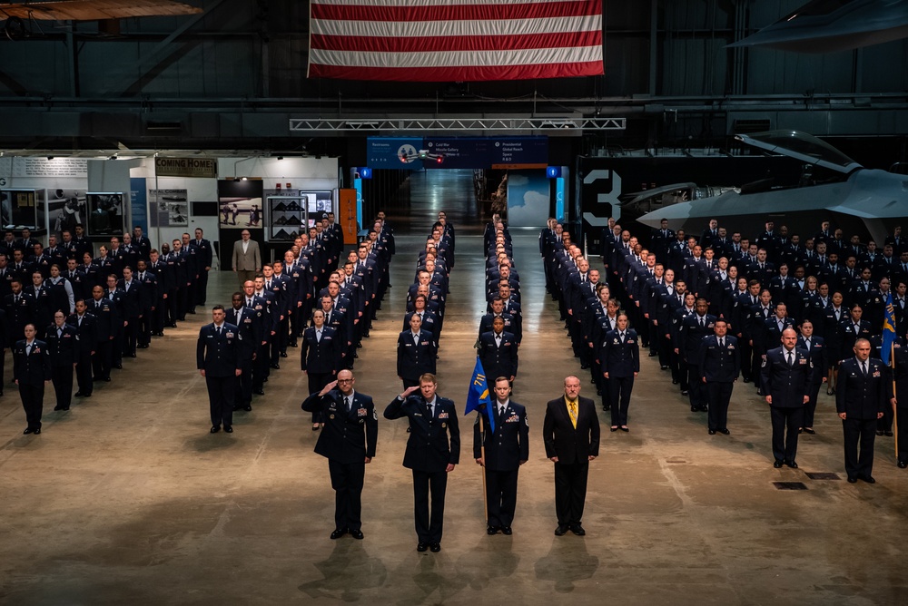 AFRL’s 711th Human Performance Wing conducts dress blues inspection