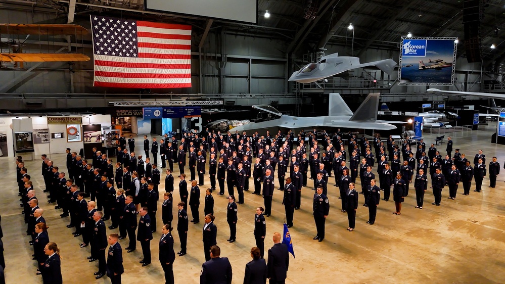 AFRL’s 711th Human Performance Wing conducts dress blues inspection