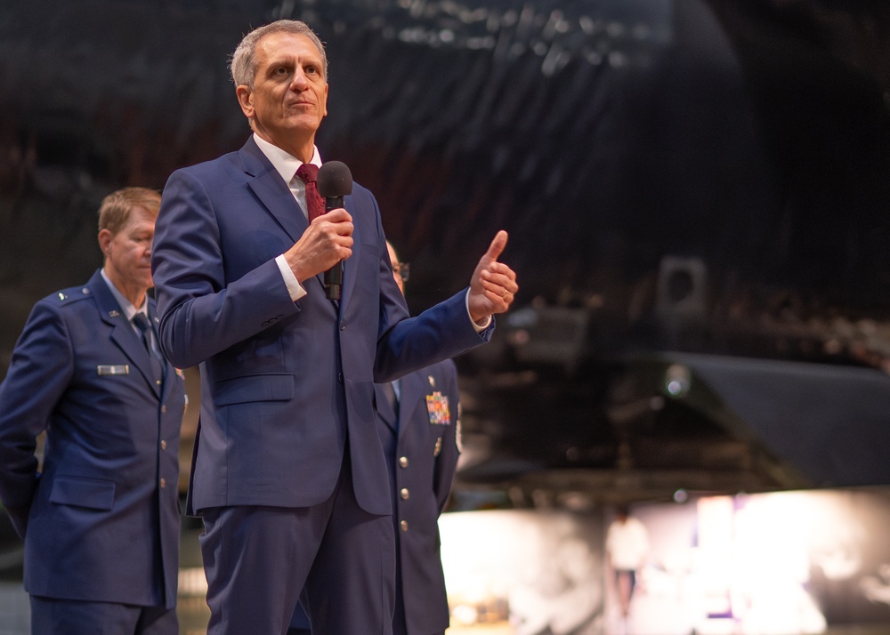 AFRL’s 711th Human Performance Wing conducts dress blues inspection