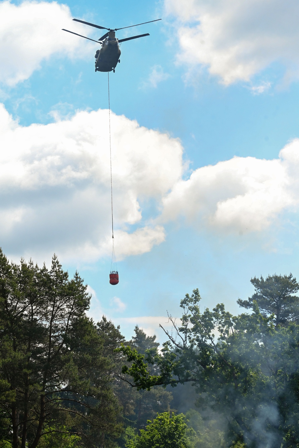 12CAB Supports USAG Bavaria Aerial Fire Fighting Training