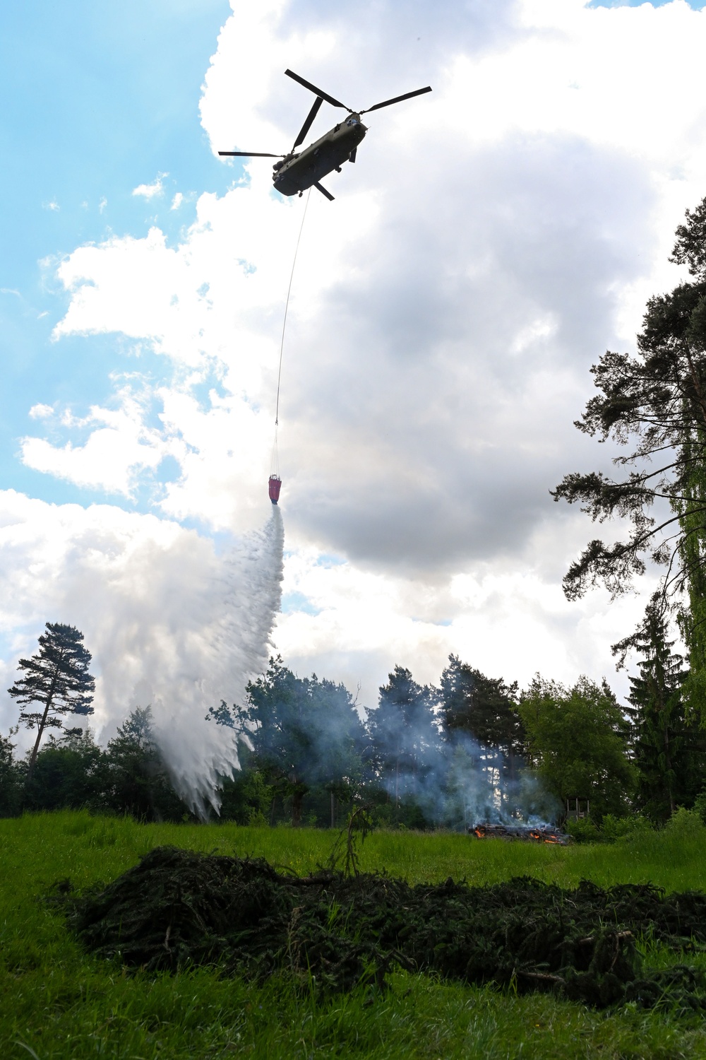 12CAB Supports USAG Bavaria Aerial Fire Fighting Training