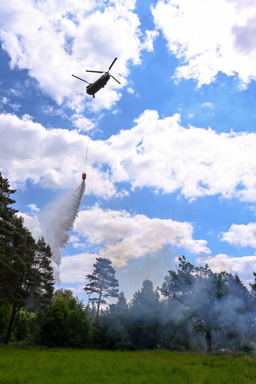 12CAB Supports USAG Bavaria Aerial Fire Fighting Training