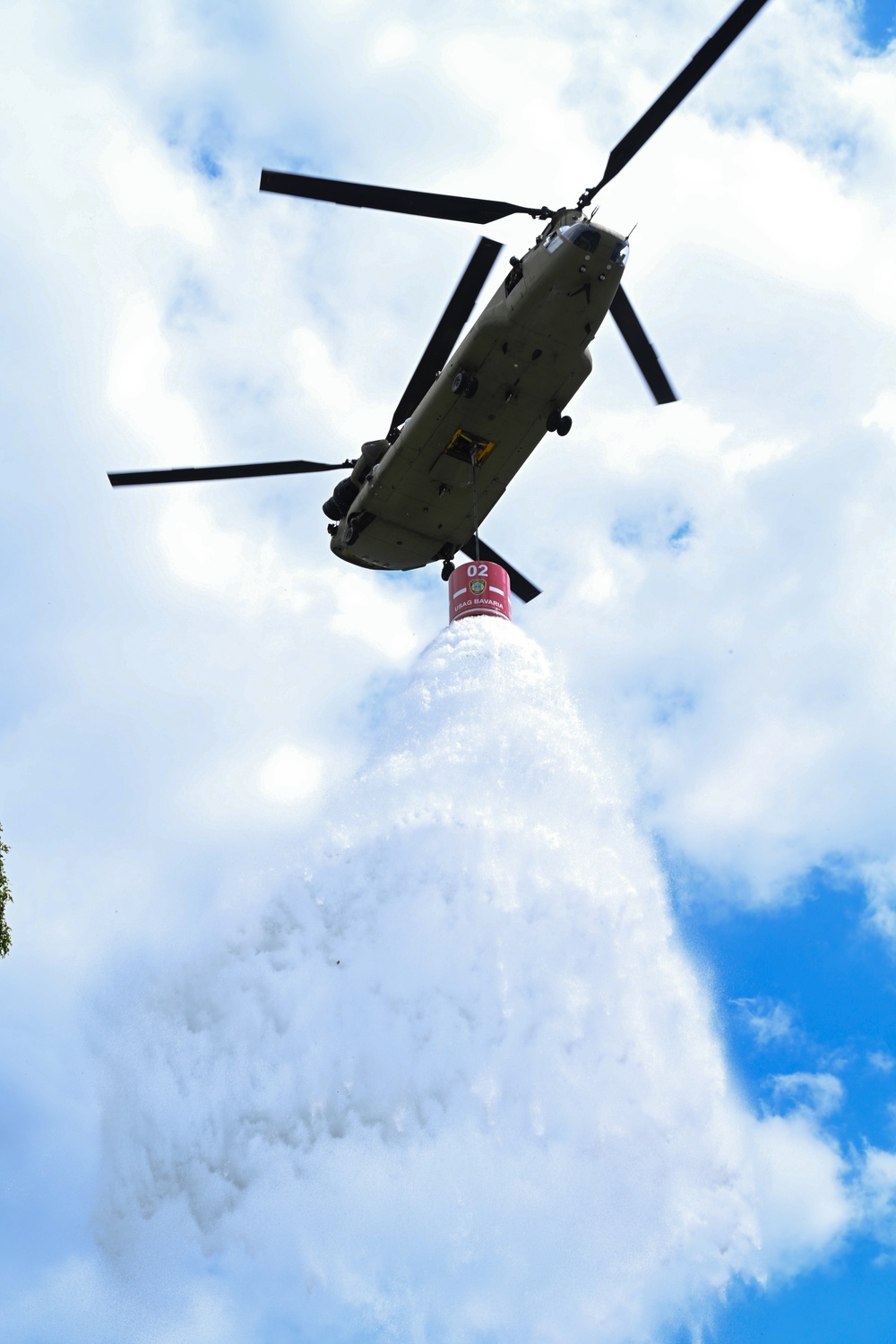 12CAB Supports USAG Bavaria Aerial Fire Fighting Training