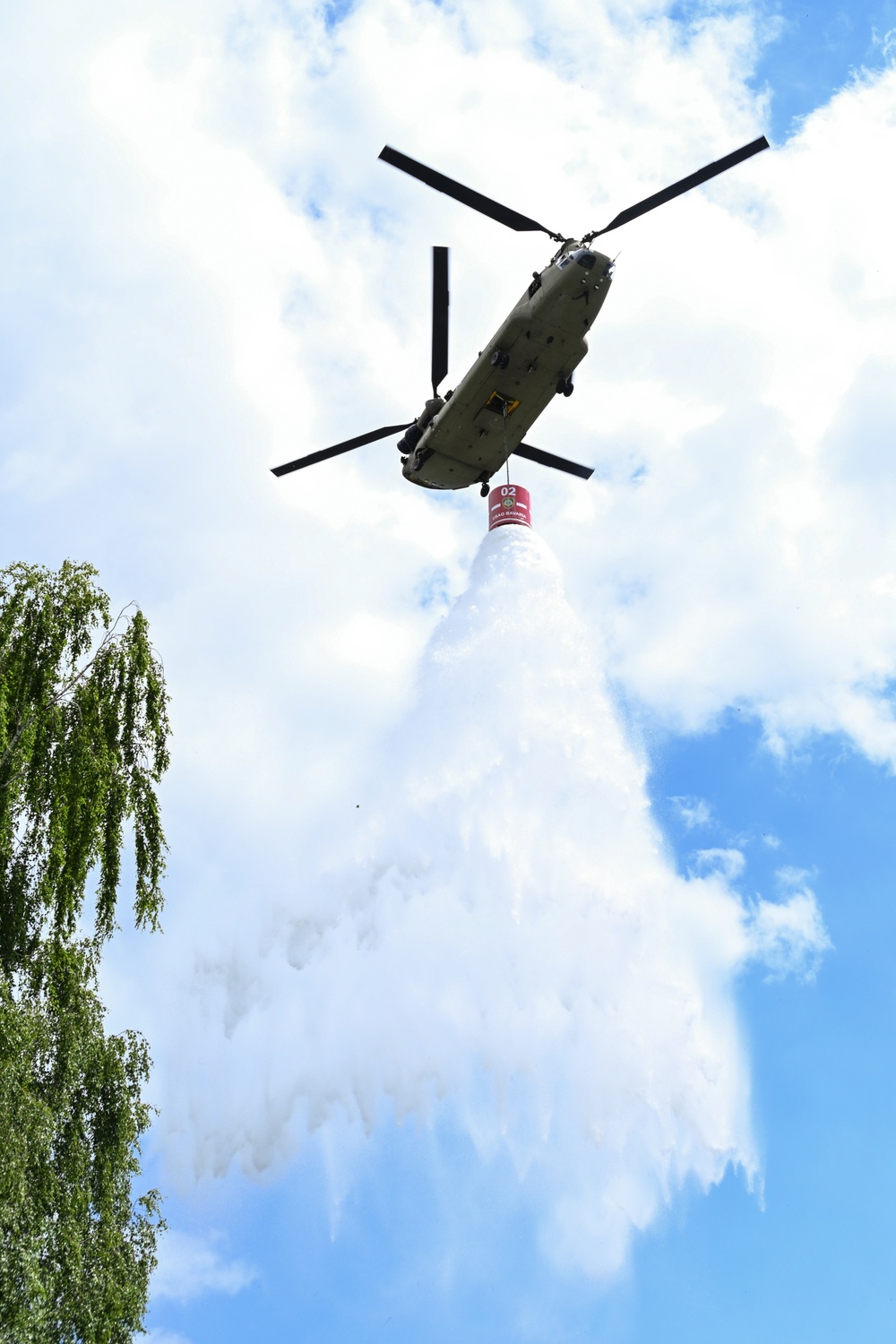 12CAB Supports USAG Bavaria Aerial Fire Fighting Training