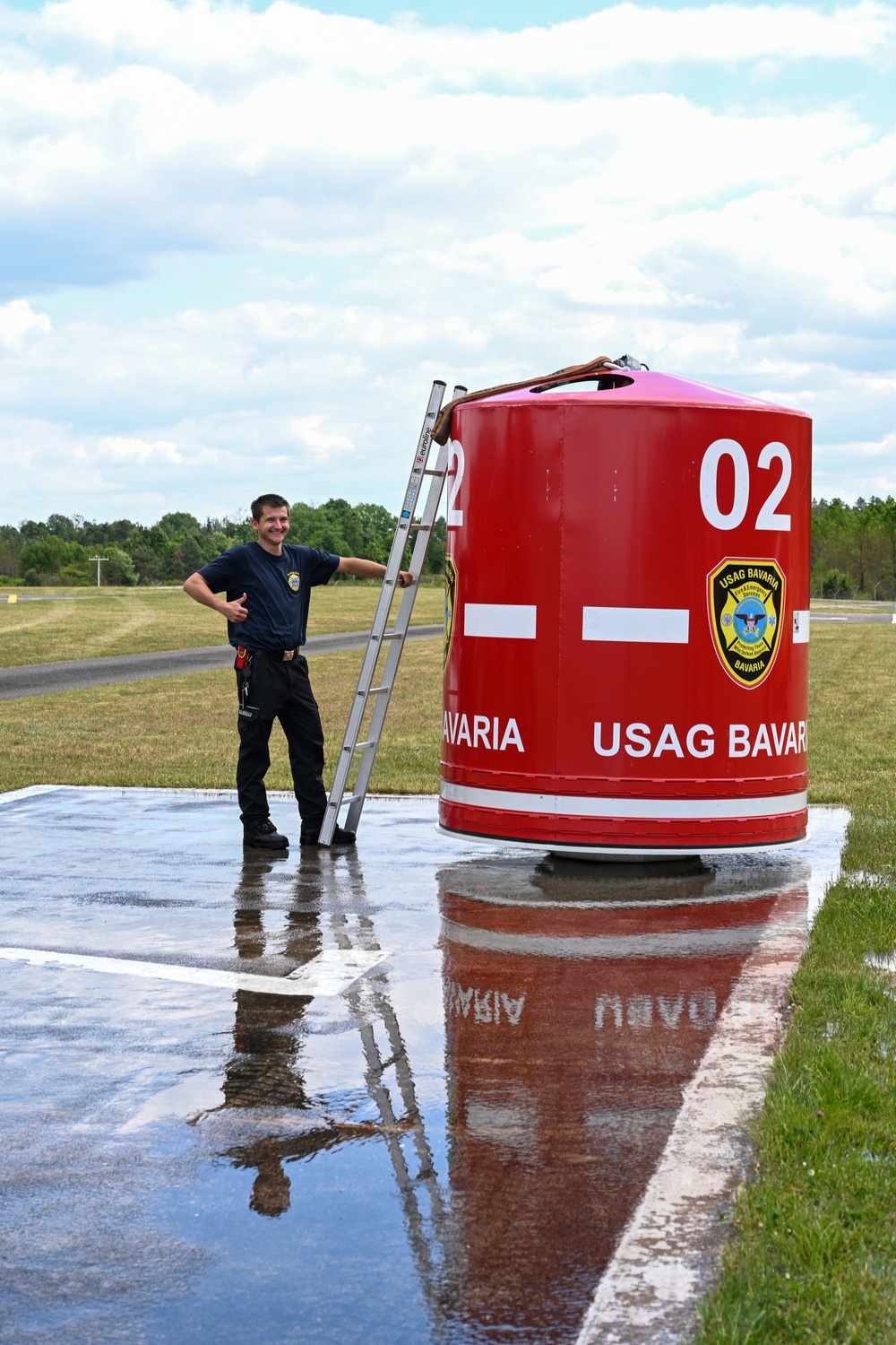 12CAB Supports USAG Bavaria Aerial Fire Fighting Training