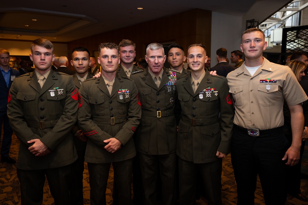 Commandant, Gen. Eric Smith, attends the Ground Awards Dinner