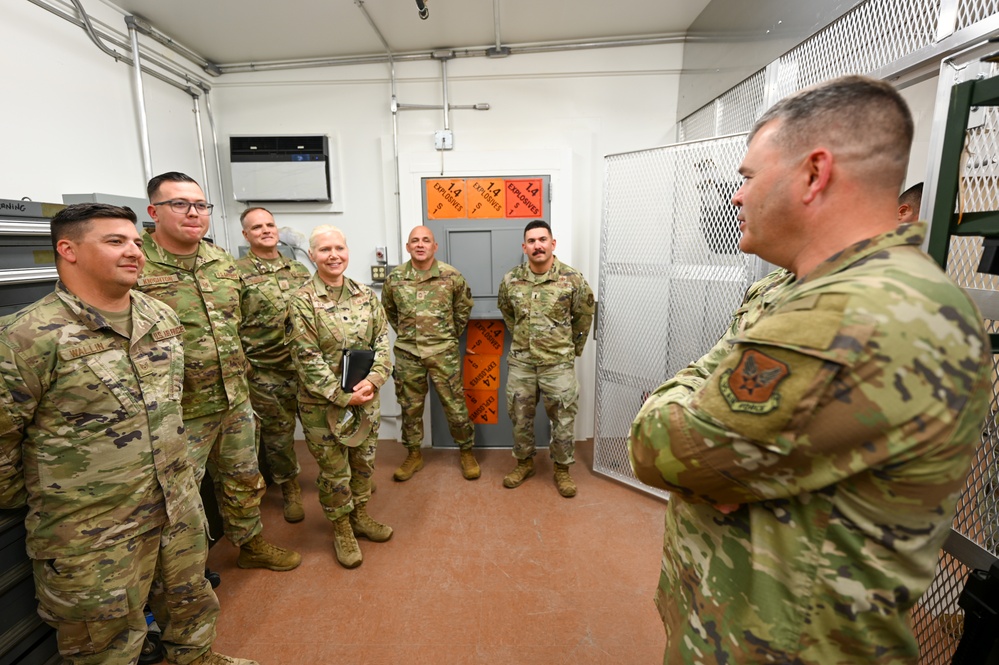 Brigadier General Filler Visits Total Force Defenders at the Alamo Wing