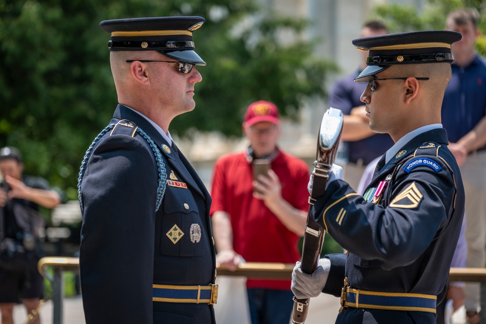 SFC Andrew Jay Sergeant of The Guard Last Walk