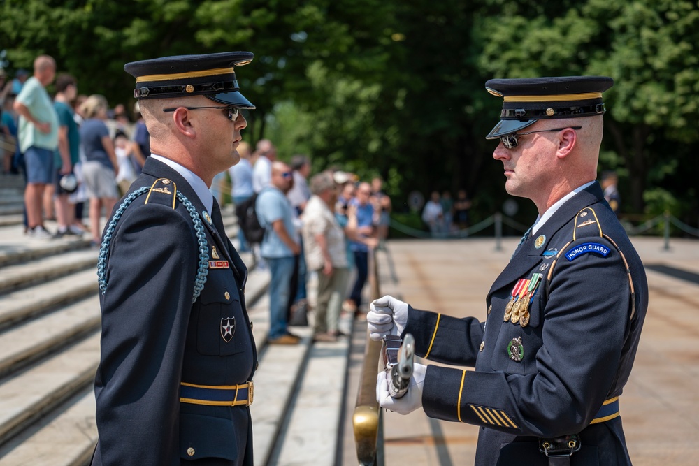 SFC Andrew Jay Sergeant of The Guard Last Walk