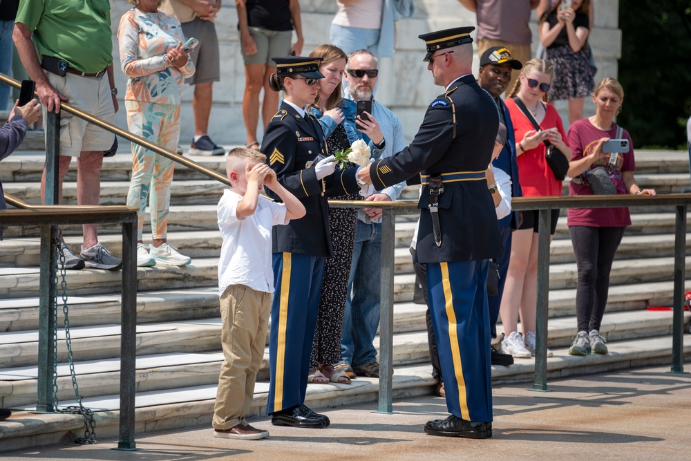 SFC Andrew Jay Sergeant of The Guard Last Walk