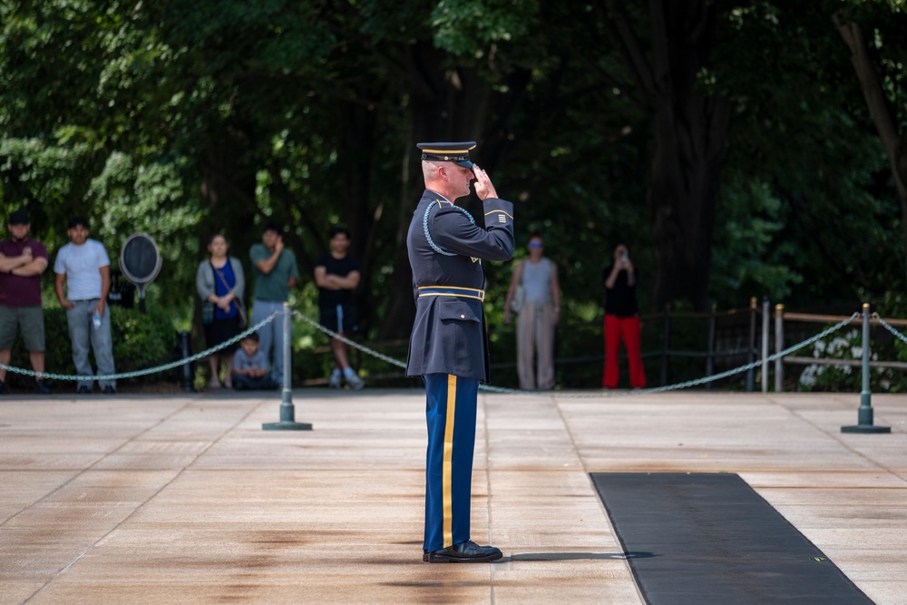 SFC Andrew Jay Sergeant of The Guard Last Walk