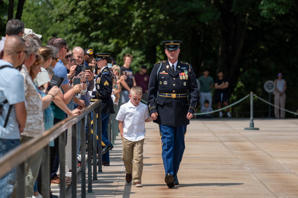 SFC Andrew Jay Sergeant of The Guard Last Walk