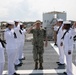 Acting Chief of Naval Operations Adm. Jim Kilby recognizes Sailors assigned to USS Billings