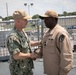 Acting Chief of Naval Operations Adm. Jim Kilby recognizes Sailors assigned to USS Billings