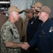 Acting Chief of Naval Operations Adm. Jim Kilby recognizes Sailors assigned to USS Billings