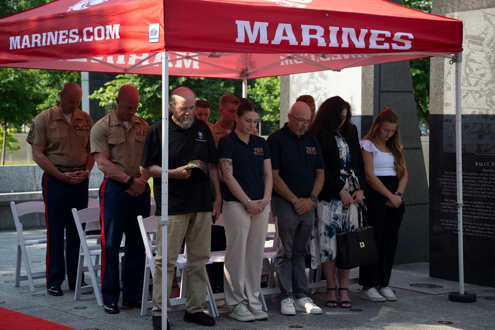 Marine Week Nashville; Wreath Laying at the Tennessee World War II Memorial